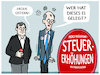 Cartoon: Klingbeil und Merz... (small) by markus-grolik tagged steuer,steuererhöhung,groko,klingbeil,finanzen,merz,cdu,csu,union,wahlversprechen,koalition,steuerzahler,bundesregierung,deutschland