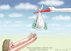 Cartoon: BEATRIX VON STORCH MUSS ZAHLEN (small) by marian kamensky tagged beatrix,von,storch,muss,zahlen,tessa,ganserer