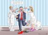 Cartoon: WESTLICHE TESTWUT (small) by marian kamensky tagged schwurbler,xi,jinping,null,covid