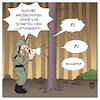 Cartoon: Bundeswehr vs. Borkenkäfer (small) by Timo Essner tagged bundeswehr,forstwirtschaft,wald,klimawandel,trockenheit,borkenkäfer,deutschland,einsatz,im,inneren,umweltschutz,moorbrand,meppen,cartoon,timo,essner
