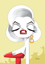 Cartoon: Marilyn Monroe (small) by Ulisses-araujo tagged marilyn,monroe