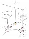 Cartoon: Lampenfieber (small) by Mattiello tagged lampe,glühbirne,defekt
