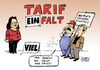 Cartoon: Tarifvielfalt (small) by Paolo Calleri tagged deutschland,arbeit,arbeitnehmer,arbeitgeber,soziales,bundesarbeitsministerin,andrea,nahles,gesetz,entwurf,tarif,tarifeinheit,mehrheitsregel,tarifvielfalt,gewerkschaften,berufsgewerkschaften,spartengewerkschaft,arbeitsrecht,streiks,streikrecht,tarifautonom