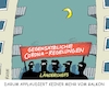 Cartoon: Balkonapplaus (small) by RABE tagged corona,pandemie,virologen,infektionskette,abstandsregeln,coronaregeln,maskenpflicht,pflichttest,bussgeld,rabe,ralf,böhme,cartoon,karikatur,pressezeichnung,farbcartoon,tagescartoon,balkon,applaus,länderchefs,ministerpräsidenten,reisewarnung,rückreisende,söder,spahn,laschet,rammelow,hotspots,partymeile,impfung,sperrstunde,kontrollen,beatmungsgerät,kliniken,hausärzte,coronavirus,testzentren,gesundheitsbehörden
