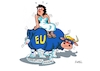 Cartoon: Eujeujeu (small) by RABE tagged eu,euro,brüssel,parlament,europaparlament,abgeordnete,stier,rabe,ralf,böhme,cartoon,karikatur,pressezeichnung,farbcartoon,tagescartoon,kailis,betrug,korruption,korruptionsskandal,bestechung,schmiergelder,katar,geldsäcke,verband,notverband,verbandsmull,mullbinden
