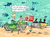 Cartoon: Green Submarine (small) by RABE tagged bremen,bremenwahl,senatswahl,rabe,ralf,böhme,cartoon,karikatur,pressezeichnung,farbcartoon,tagescartoon,boot,grüne,stimmverluste,fdp,meer,meeresboden,ruderer