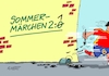 Cartoon: Heimreise (small) by RABE tagged fußball,fussball,bundesliga,meistertitel,fußballer,bayern,münchen,bayer,leverkusen,rabe,ralf,böhme,cartoon,karikatur,pressezeichnung,frabcartoon,tagescartoon,schild,meister,schuß,ecke,eckball,sport,em,europameisterschaft,sommermärchen,hauswand,pinsel,farbtopf,spanien,mikel,merino