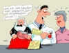 Cartoon: Schokoladenkapital (small) by RABE tagged karl,marx,trier,kapital,manifest,kommunismus,jubiläum,kapitalismus,arbeiterklasse,mohr,rabe,ralf,böhme,cartoon,karikatur,pressezeichnung,farbcartoon,tagescartoon,schokolade,schokoweihnachtsmann,hohlkörper,weihnachten