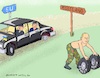 Cartoon: Putins Coup (small) by Barthold tagged wladimir,putin,ukraine,krise,anerkennung,staatlichkeit,unabhängigkeit,republiken,donezk,luhansk,ukrainisches,gebiet,bruch,völkerrecht,geschlossene,verträge,staatslimousine,wolodymyr,selenskyj,diebstahl,räder,cartoon,karikatur,barthold