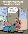 Cartoon: The Other Day (small) by Karsten Schley tagged zombies,food,restaurants,snack,bars,myths,legends,films,entertainment,cooks,professions,nutrition,culture