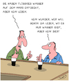 Cartoon: Wasser auf dem Mars (small) by Karsten Schley tagged weltraum,wissenschaft,wasser,leben,ausserirdische,pubs,bars,getränke,gesellschaft,bier