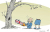 Cartoon: What a trussedy! (small) by rodrigo tagged uk,britain,truss,liz,prime,minister,pm,taxes,market,conservative,party,boris,johnson,politics,london,cuts,resignation,tories,crisis,deficit,economy,finance,brexit