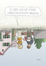 Cartoon: Vorzeichenfehler (small) by Rainer Demattio tagged vorzeichen,plus,minus,vorzeichenfehler,gleichung,verkehrt,kopfüber,vertauscht,oben,unten,unmöglich,lösung,schule,universität,logik,mathe,mathematik,rechnen,math2022