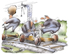 Cartoon: Zugausfälle (small) by HSB-Cartoon tagged zug,zugausfall,zugausfälle,bahnverkehr,deutsche,bahn,db,personenzug,schienenersatzverkehr,draisine,zugfahrt,zugverbindung,bahnhof,bahngleise,lokführerstreik,bahnstreik,bahnstrecke,zugfahrplan,pünktlichkeit,verzögerung,bahnausfall,cartoon,umsteigen,pendler,zugpendler,insasse,zugfahrkarte