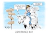 Cartoon: Europäisches Navi (small) by Mirco Tomicek tagged europawahl,wahl,wahlen,wähler,europa,gewählt,stier,wahlergebnisse,hochrechnungen,hochrechnung,cartoon,karikatur,pressekarikatur,mirco,tomicek