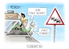 Cartoon: Ferienstau (small) by Mirco Tomicek tagged ferien,sommerferien,sommer,ferienbeginn,stau,staugefahr,autobahn,ferienstau,em,europameisterschaft,fußball,deutschland,dfb,public,viewing,cartoon,karikatur,pressekarikatur,mirco,tomicek