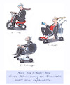 Cartoon: Infantilisierung (small) by woessner tagged woessner,karikaturen,cartoons,mobilität,individualverkehr,elektrisch,batteriegetrieben,batterie,umwelt,luftverschmutzung,klimawandel,klimaerwärmung,fortbewegung,stadtverkehr,berufsverkehr,verkehrskollaps,infantilisierung,stadtflanierer,roller,trike,buggy,stadtleben,scooter,verkindlichung,verniedlichung,hipster,nichtsnutze,coole,leute,carpe,diem,hedonisten,stadtmenschen,touristen,flaneure