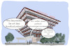 Cartoon: Rundfunkumbau in SK (small) by Gabi Horvath tagged slowakei,rundfunk,öffentlich,rechtlich,einschränkung,meinungsfreiheit