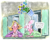 Cartoon: Frühling (small) by Ritter-Cartoons tagged plausch,mit,der,nachberin