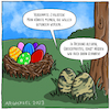 Cartoon: Getarnte Ostereier (small) by Arghxsel tagged ostern,osterhase,hasen,ostereier,bunt,bemalt,jesus,kreuzigung,karfreitag,ostersonntag,ostermontag,auferstehung,christ,kirche,papst,ostermesse,glauben,märchen,aberglauben,tradition,eierlikör,verstecken,suchen