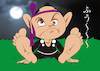 Cartoon: KABUKI BOY (small) by Akiyuki Kaneto tagged kabuki,japanese,traditional,character,anime,manga
