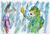 Cartoon: Special Match Referee (small) by Kestutis tagged euro2024,rain,fußball,kestutis,lithuania,soccer,uefa,germany,artefact,football,referee,match