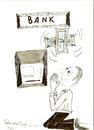 Cartoon: Out of crises (small) by teodora bujdei tagged teodora,bujdei,student,free,academy,graphic,art,paula,salar,romania,culture,gallery,ink,watercolor,life,live,crises,out,cartoonschool,humanity,star,tv,pc,newspaper,cartoon,cartoonist,woman,man,fashion,bank,money,black,white,work,draw,pencil,pen,financiar,