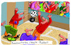 Cartoon: Sport (small) by Leichnam tagged sport,randsportarten,leichnam,leichnamcartoon,radball,rand,ballsport,spielfeld,parkett,zuschauer,bande,bewegung,fitness,freude