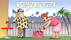 Cartoon: Kanaren vs. Touris (small) by Harm Bengen tagged teneriffa,kanaren,proteste,touristen,tourismus,massentourismus,demonstrationen,urlaub,harm,bengen,cartoon,karikatur