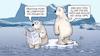 Cartoon: Vance nach Grönland (small) by Harm Bengen tagged dänemark,wehrpflicht,frauen,eisbären,grönland,besuch,vance,sippe,usa,gebietsansprüche,harm,bengen,cartoon,karikatur
