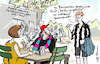 Cartoon: Public Viewing alternativ (small) by Pfohlmann tagged public,viewing,fußball,fußballsaison,biergarten,sommer,frühling,gastronomie,heizungsgesetz,ampelkoalition,bahn,evg,tarifverhandlungen,bahnstreik,publikum,energiewende