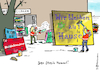 Cartoon: Schilder zu Hause (small) by Pfohlmann tagged streik,öffentlicher,dienst,öffentlicherdienst,verkehr,schilder,corona,pandemie,maßnahmen,zu,hause,kontaktbeschränkungen,zuhause,daheim,pendler,berufsverkehr