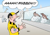 Cartoon: Trauma (small) by Erl tagged fußball,dfb,pokal,finale,borussia,dortmund,fc,bayern,münchen,sieg,tor,arjen,robben,champions,league,trauma,zoo,seehund