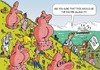 Cartoon: Easter Island? (small) by JotKa tagged easter,island,vacation,travel,tourist,line,ships,cruises,entertainment,shore,excursions,fallacy,sun,sea,sculptures
