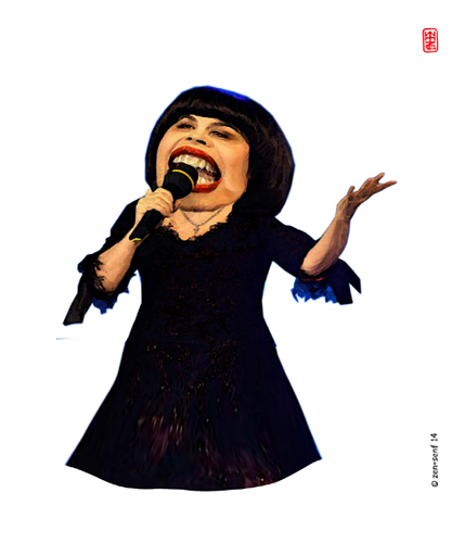 Cartoon: Trilla Trullas (medium) by zenundsenf tagged andi,walter,andrea,berg,augsburg,cartoon,composing,deutschland,divas,helene,fischer,illustration,karikatur,michelle,mireille,mathieu,schlager,schlagermusik,trilla,trullas,tussis,zenf,zensenf,zenundsenf