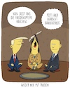 Cartoon: Friedenspfeife (small) by SCHÖN BLÖD tagged putin,trump,frieden,krieg,indianer,winnetou,verhandlung,friedenspfeife,rauchen